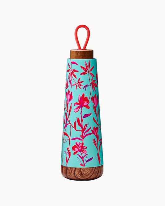 bioloco loop Thermosflasche Red Flowers