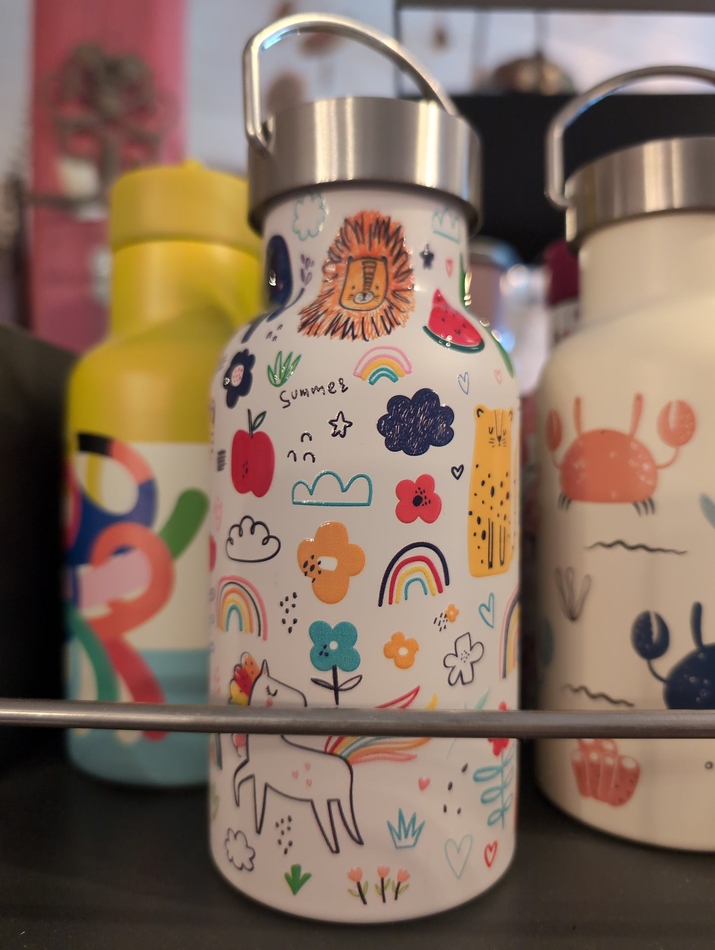 bioloco sky kids bottle / Thermosflasche für Kinder Doodles