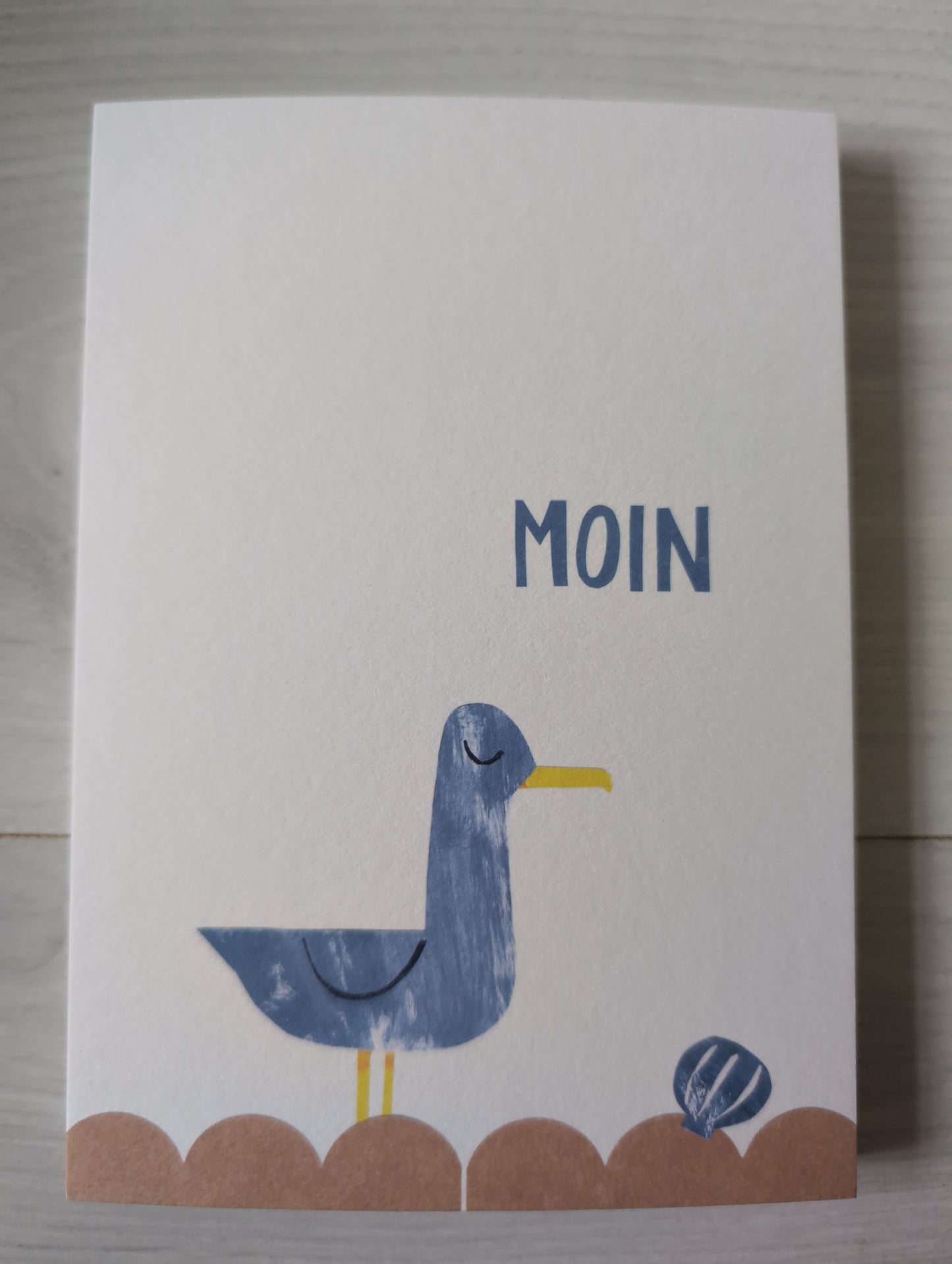 Postkarte "Moin - Möwe"